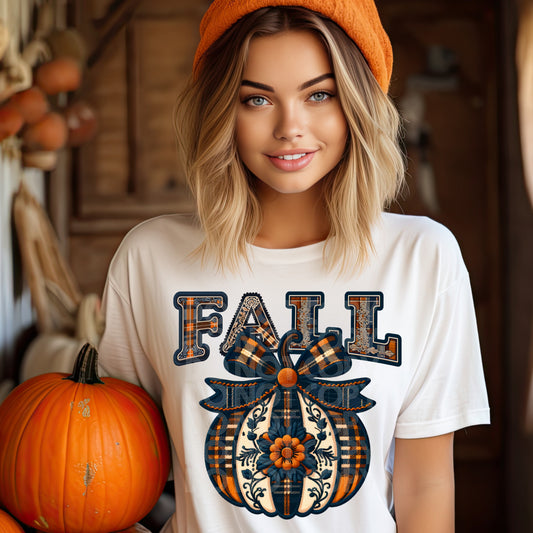 Fall Pumpkin DTF Transfer | Trendy Fall DTF Transfer | Ready to Press | High Quality DTF Transfers | Fast Shipping