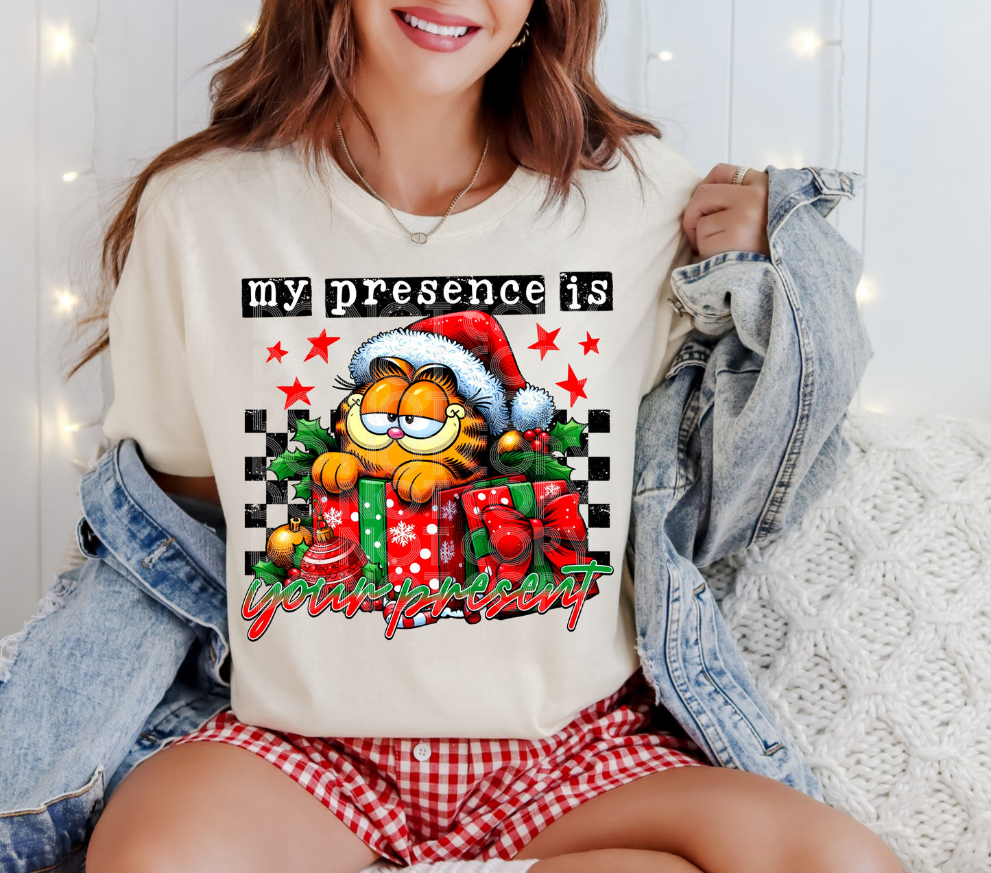 My Presence is Your Present DTF Transfer | Trendy Christmas DTF Transfer | Ready to Press | High Quality DTF Transfers | Fast Shipping