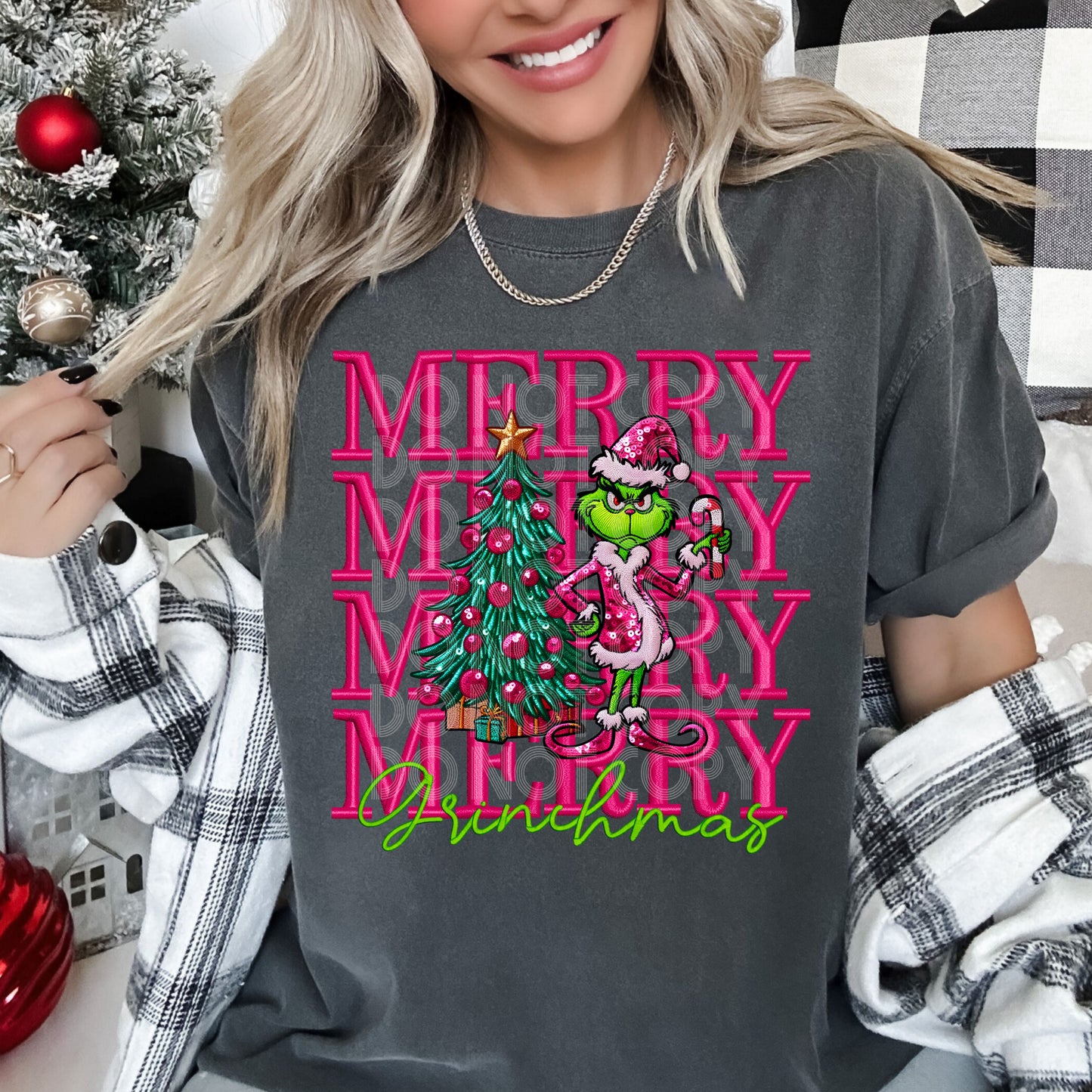 Merry Christmas DTF Transfer | Trendy Christmas DTF Transfer | Ready to Press | High Quality DTF Transfers | Fast Shipping