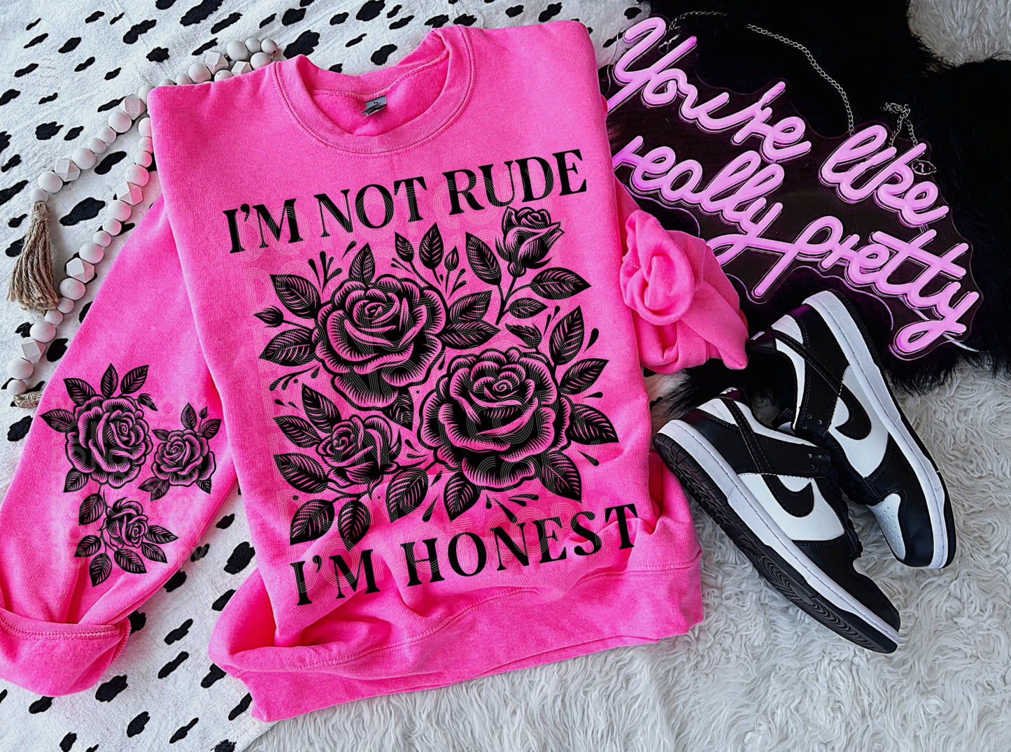 I'm Not Rude, I'm Honest DTF Transfer | Trendy Snarky DTF Transfer | High Quality Image Transfers | Ready to Press | Fast Shipping