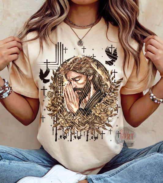 Jesus (no words) DTF Transfer | Trendy Religious DTF Transfer | High Quality Image Transfers | Ready to Press | Fast Shipping