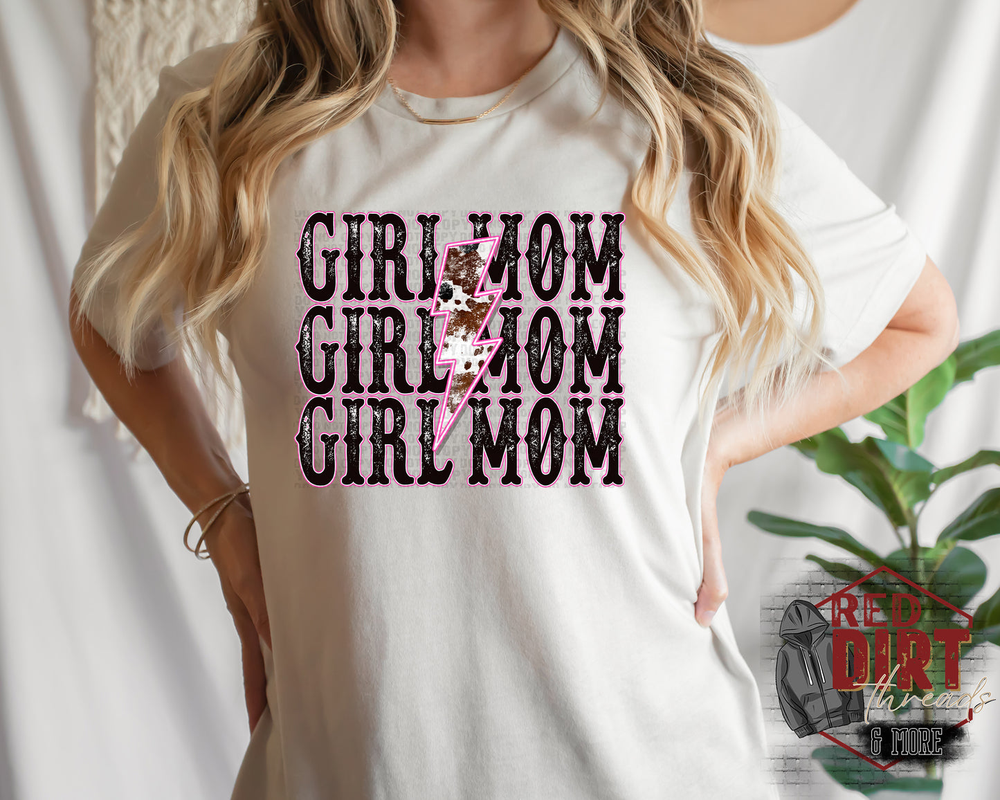 Girl Mom DTF Transfer | Trendy Mom DTF Transfer | High Quality Image Transfers | Ready to Press | Fast Shipping