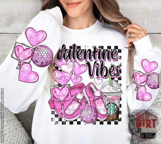 Valentine's Vibes DTF Transfer | Ready to Press Transfers | High Quality DTF Transfers | Fast Shipping