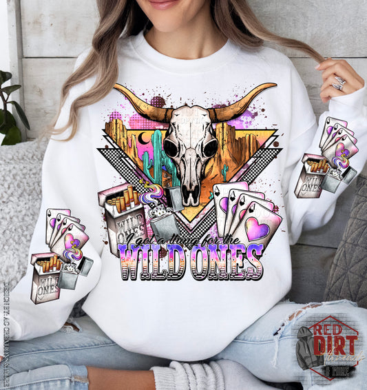 Wild One DTF Transfer with Sleeves | Country Music DTF Transfers | Ready to Press Transfers | High Quality DTF Transfers | Fast Shipping