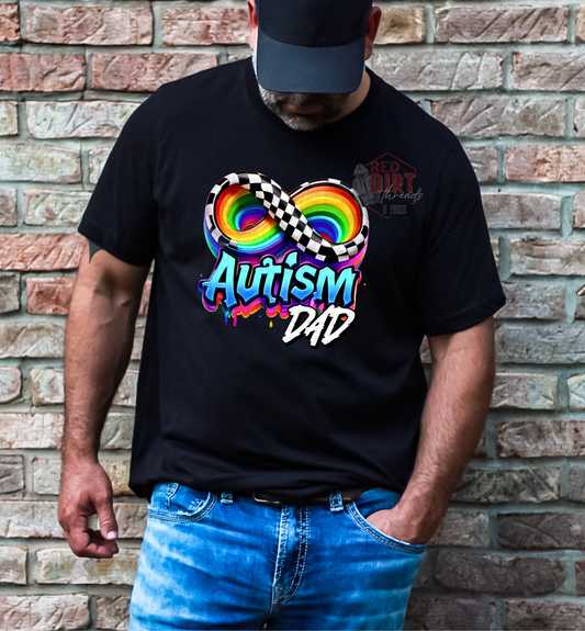 Autism Dad DTF Transfer | Trendy Autism Awareness DTF Transfer | High Quality Image Transfers | Ready to Press | Fast Shipping