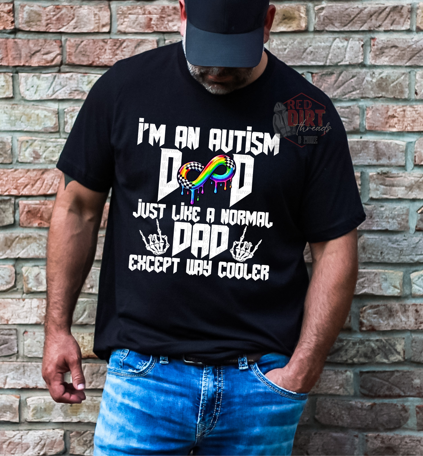 I'm An Autism Dad Just Like a Normal Dad Except Way Cooler DTF Transfer | Trendy Awareness DTF Transfer | High Quality Image Transfers | Ready to Press | Fast Shipping