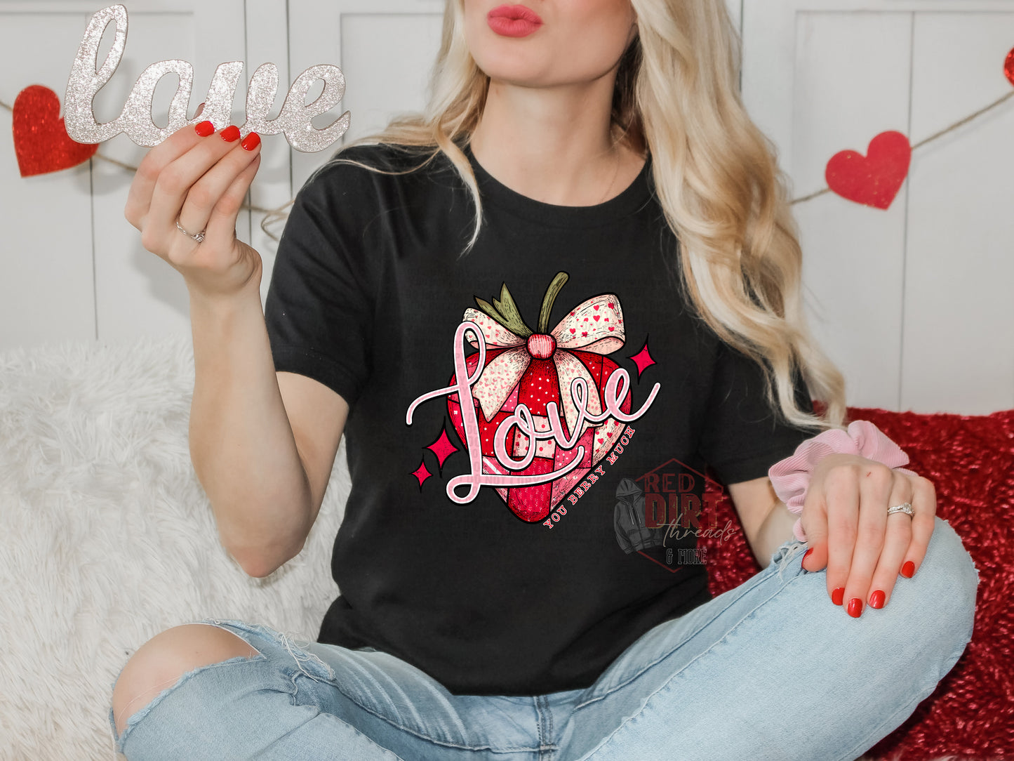 Love You Berry Much T-Shirt | Trendy Valentine's Day Shirt | Fast Shipping | Super Soft Shirts for Men/Women/Kid's