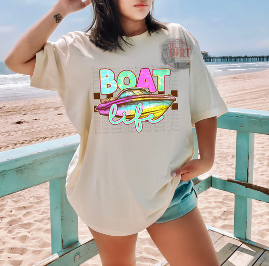 Boat Life T-Shirt | Trendy Summer Shirt | Fast Shipping | Super Soft Shirts for Men/Women/Kid's
