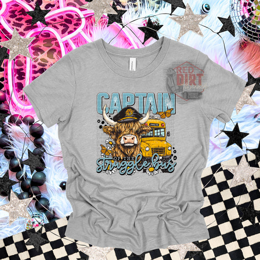 Captain of the Struggle Bus T-Shirt | Trendy Shirt | Fast Shipping | Super Soft Shirts for Men/Women/Kid's