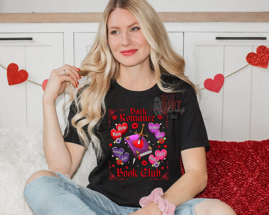 Dark Romance Book Club T-Shirt | Trendy Valentine's Day Shirt | Fast Shipping | Super Soft Shirts for Men/Women/Kid's