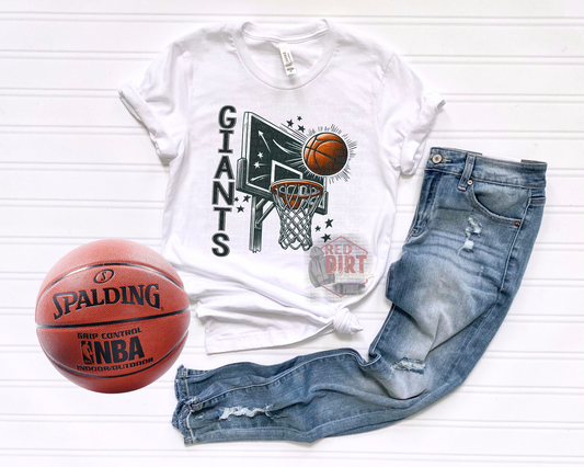 Giants Basketball T-Shirt | Trendy School Spirit Shirt | Fast Shipping | Super Soft Shirts for Men/Women/Kid's | Bella Canvas