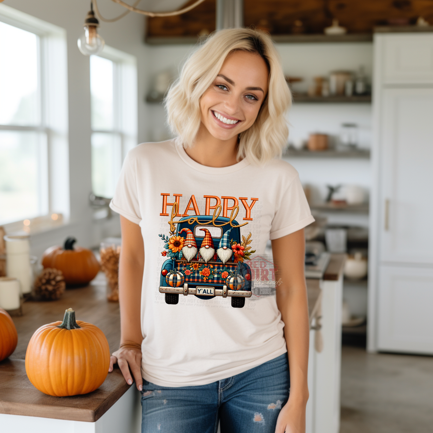 Happy Fall Yall T-Shirt | Trendy Fall Shirt | Fast Shipping | Super Soft Shirts for Men/Women/Kid'