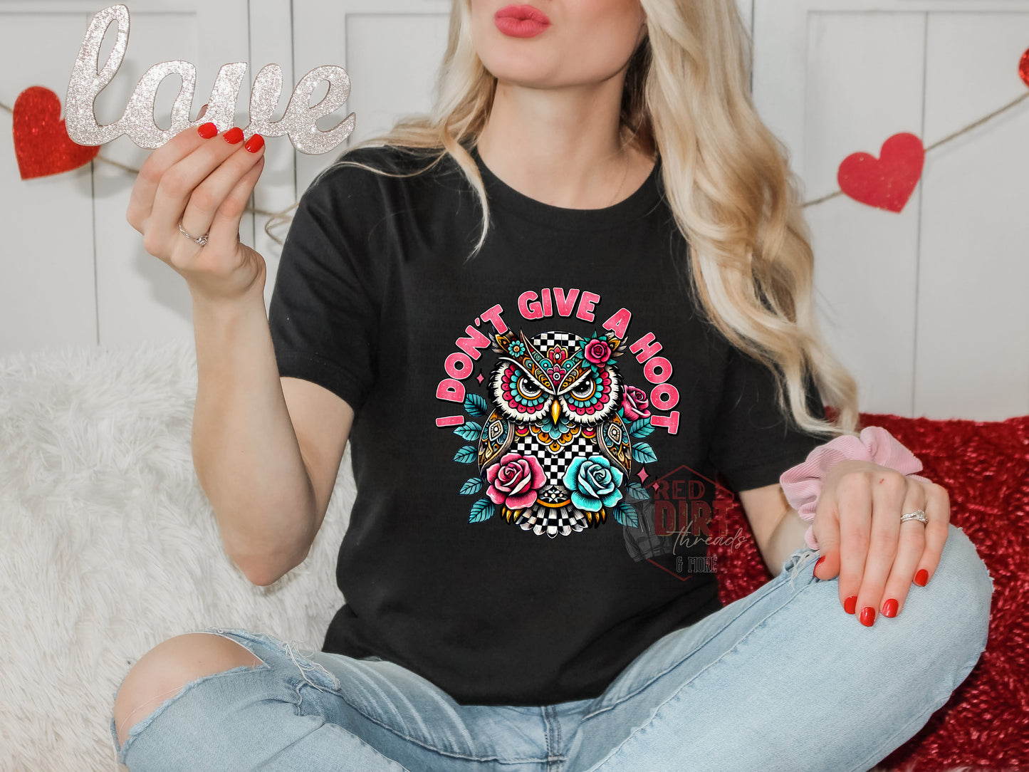 I Don't Give a Hoot T-Shirt | Trendy Shirt | Fast Shipping | Super Soft Shirts for Men/Women/Kid's