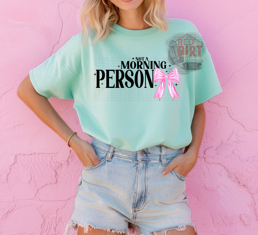 Not a Morning Person T-Shirt | Trendy Shirt | Fast Shipping | Super Soft Shirts for Men/Women/Kid's