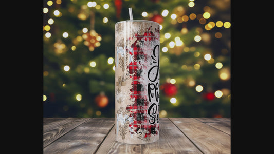 Jesus Insulated Tumbler with Plastic Lid and Sealed Reusable Straw | Trendy Christmas Cup | Hot/Cold Tumbler