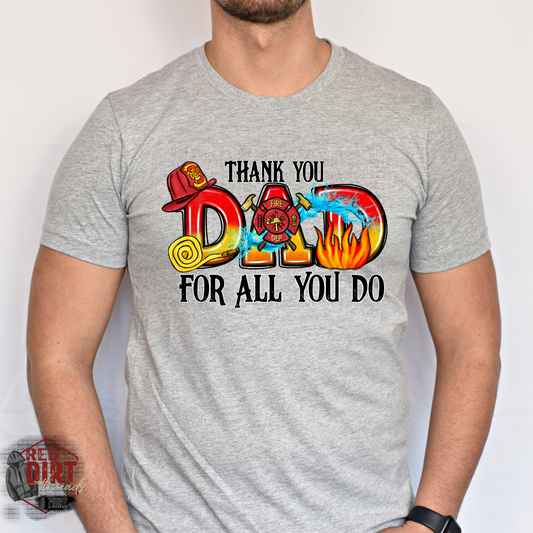 Thank You Dad For All You Do DTF Transfer | Trendy Father's Day DTF Transfer | Ready to Press | High Quality DTF Transfers | Fast Shipping