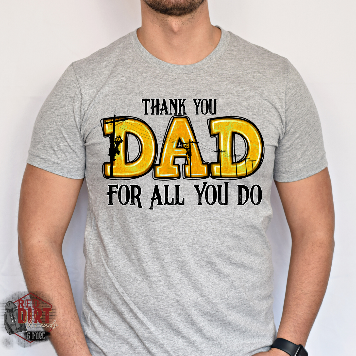 Thank You Dad For All You Do DTF Transfer | Trendy Father's Day DTF Transfer | Ready to Press | High Quality DTF Transfers | Fast Shipping