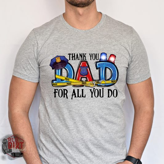 Thank You Dad For All You Do DTF Transfer | Trendy Father's Day DTF Transfer | Ready to Press | High Quality DTF Transfers | Fast Shipping