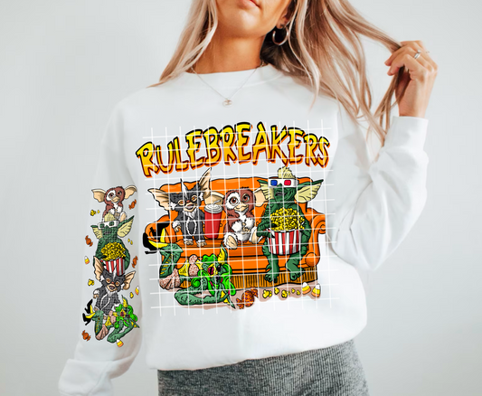 Rulebreakers Sweat Shirt | Trendy Christmas Hoodie with Sleeves | Fast Shipping | Super Soft Shirts for Women