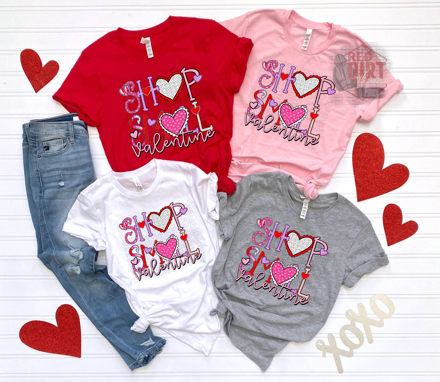 Shop Small Valentine T-Shirt | Trendy Valentine's Day Shirt | Fast Shipping | Super Soft Shirts for Men/Women/Kid's